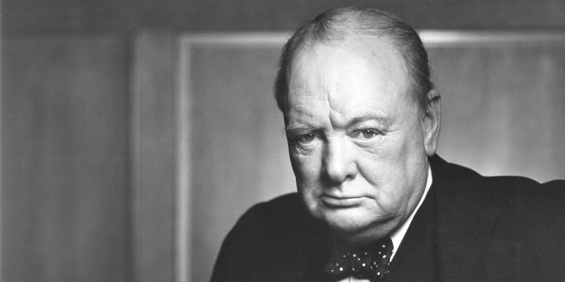 Winston Churchill Portrait